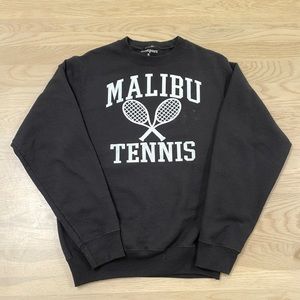 First sport Malibu tennis crewneck sweater